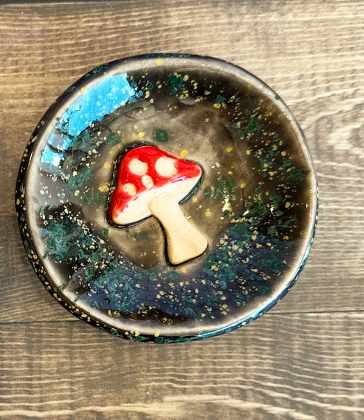 Mushroom Trinket Dish | Ring Dish | Rain Forest | Enchanted Forest
