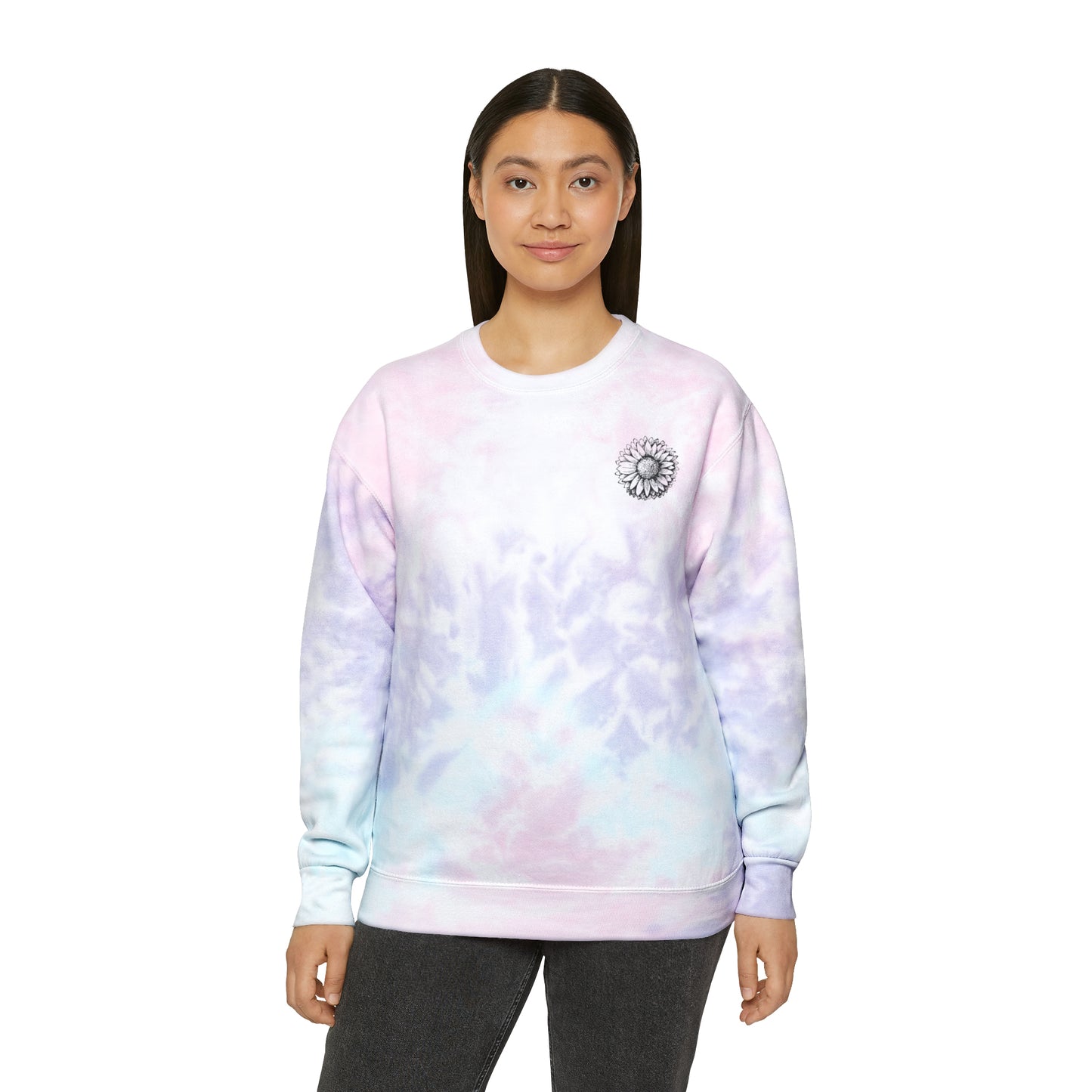 Tie-Dye Crew Neck Sweatshirt | 3XL-Small