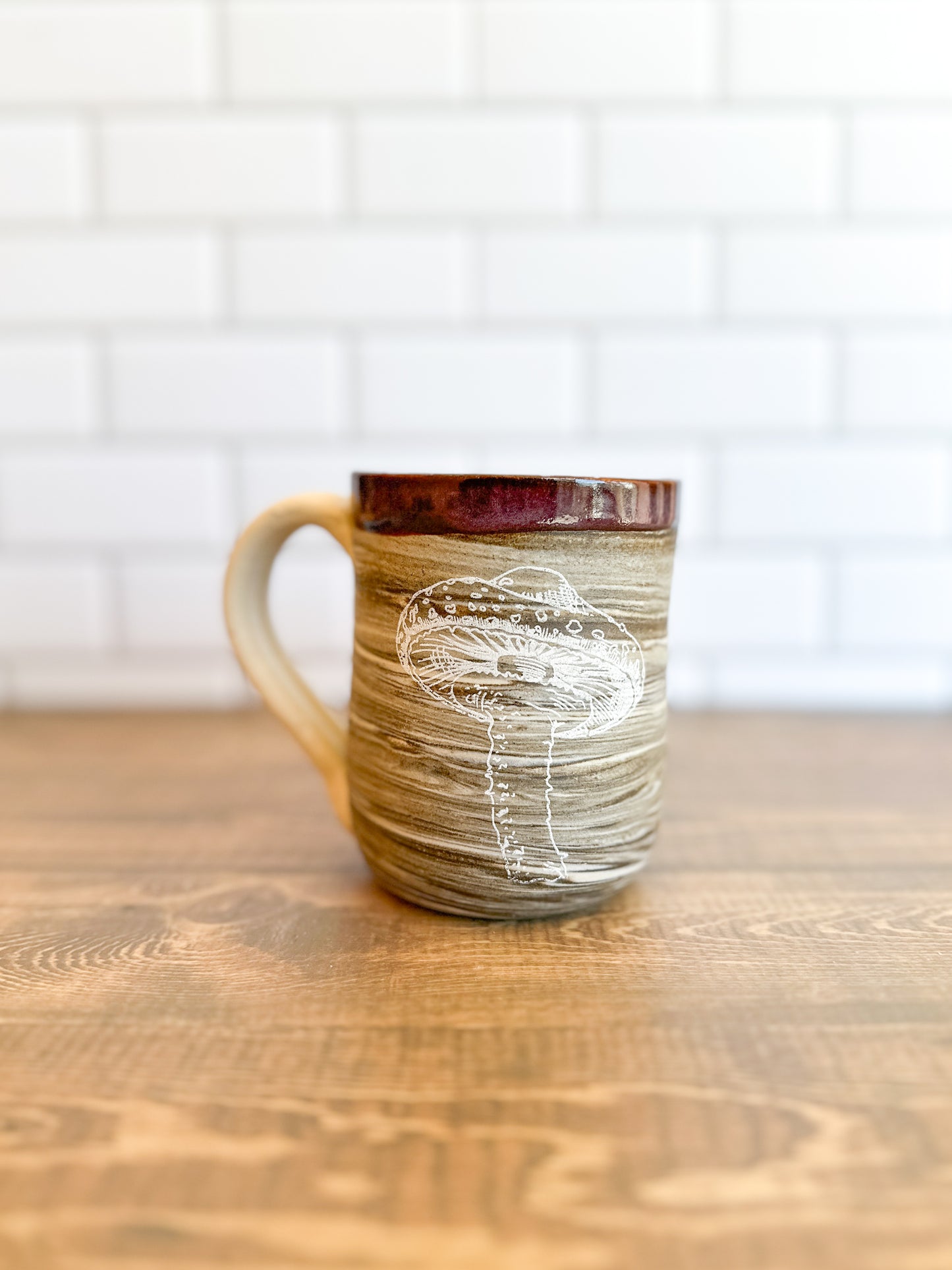 Marbled Mushroom Mug | 14oz Cup