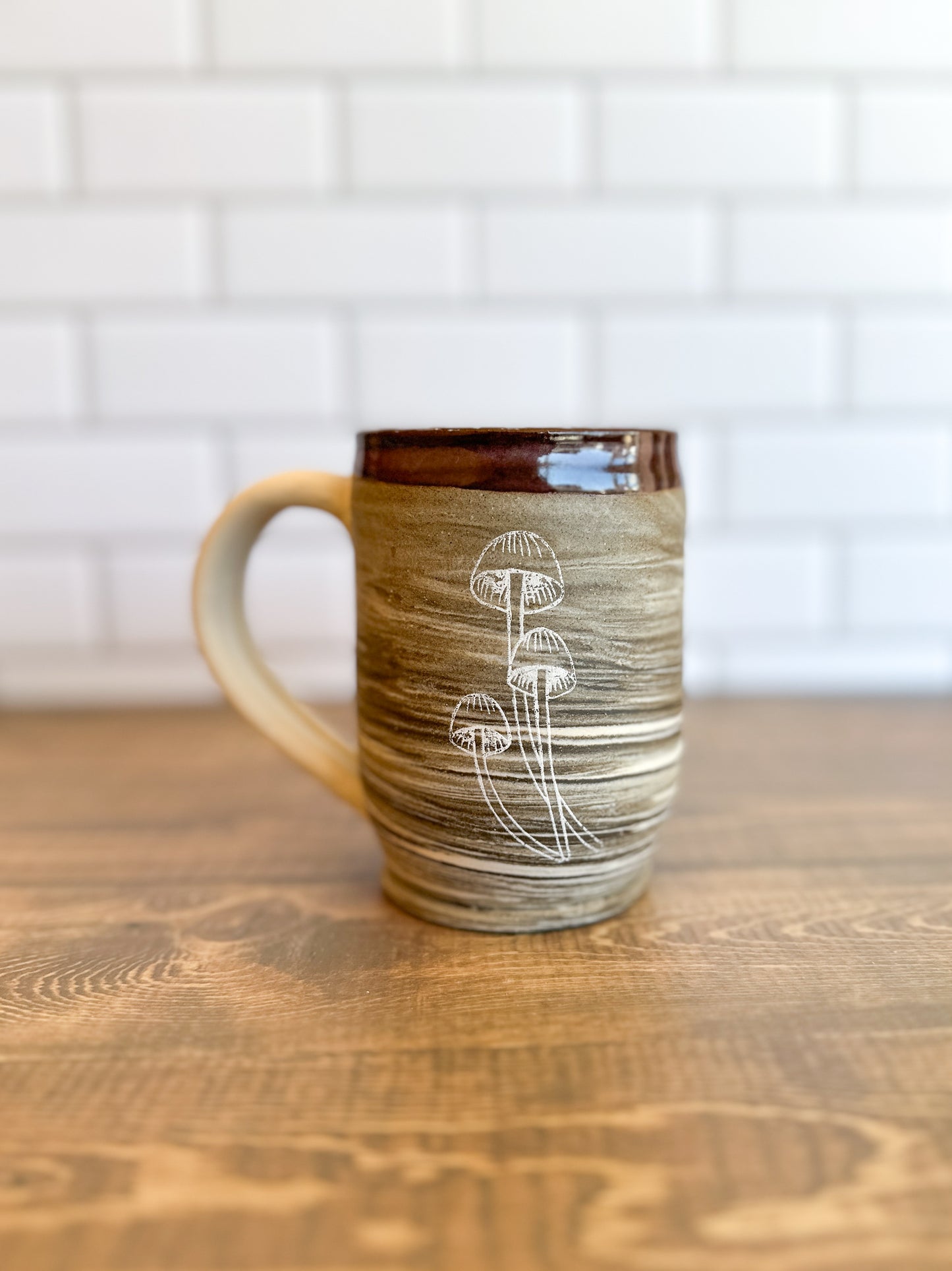 Marbled Mushroom Mug (B) | 14oz