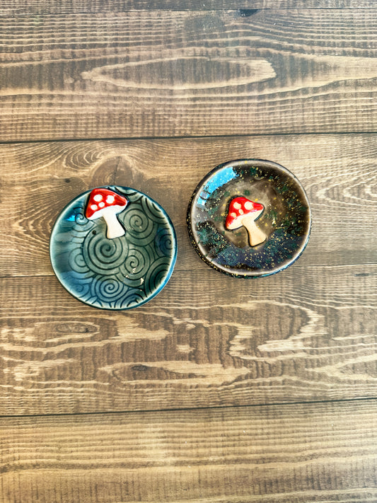 Mushroom Trinket Dish | Ring Dish | Rain Forest | Enchanted Forest