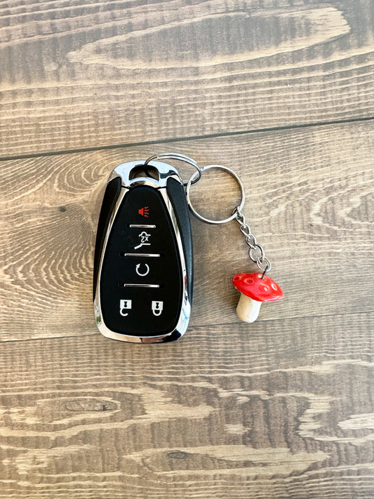 Mushroom Keychain