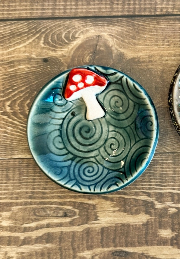 Mushroom Trinket Dish | Ring Dish | Rain Forest | Enchanted Forest