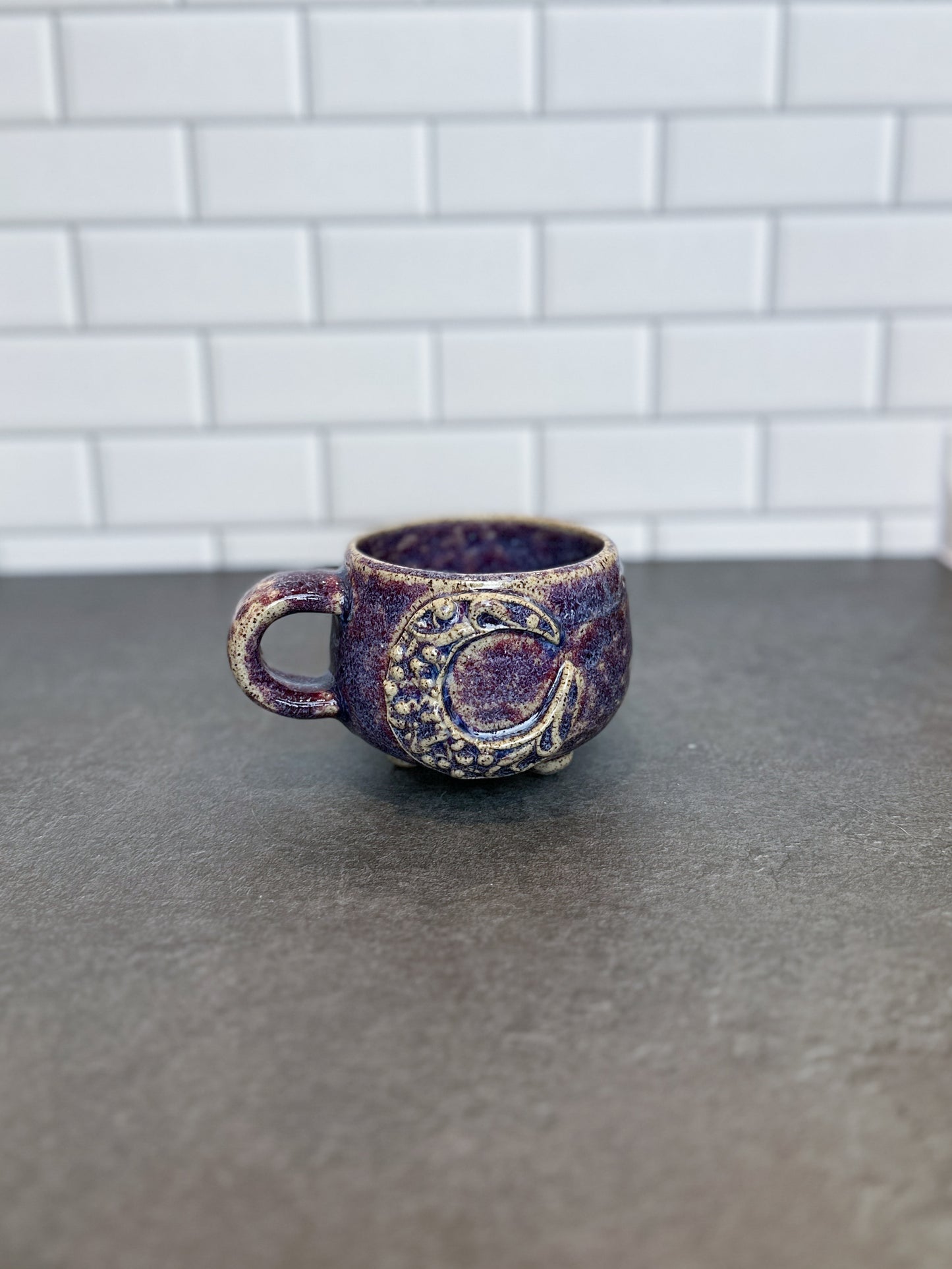 Small Cauldron Mug | Black Cherry