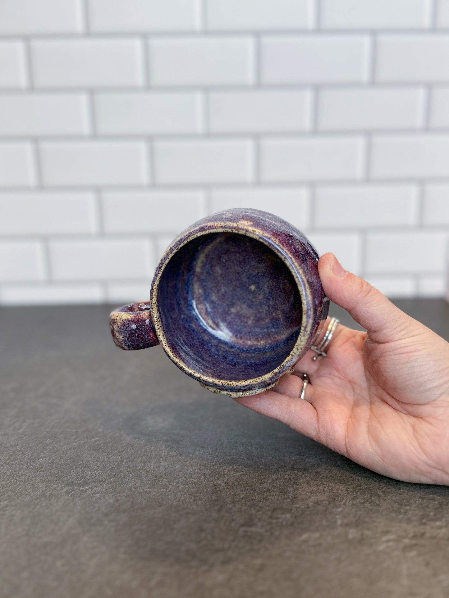 Small Cauldron Mug | Black Cherry