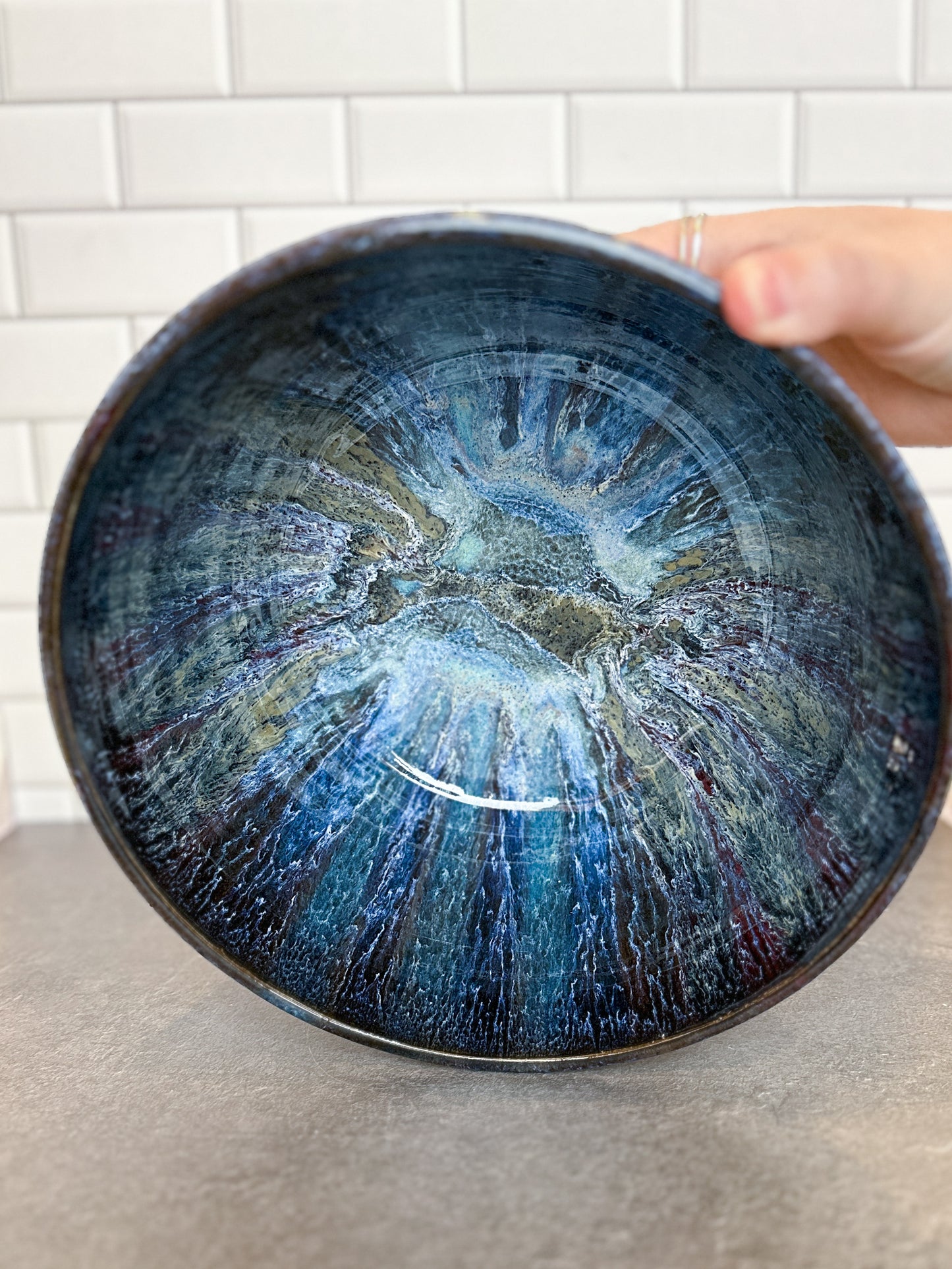 Marbled Fruit Bowl