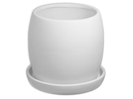 Round Planter With Base