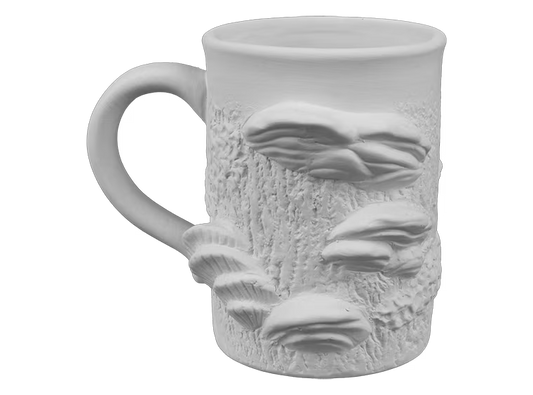 Wood Grain Mushroom Mug