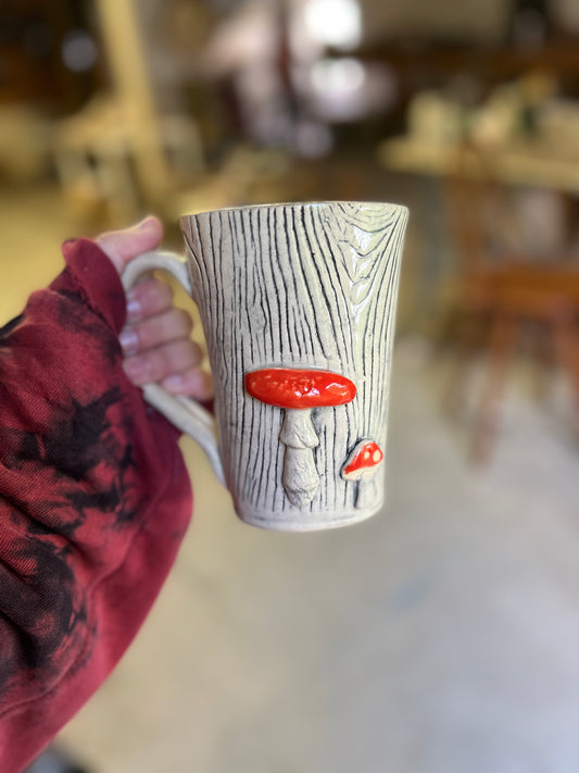 PRE-ORDER Woodgrain Mushroom Mug | 14oz or 18oz