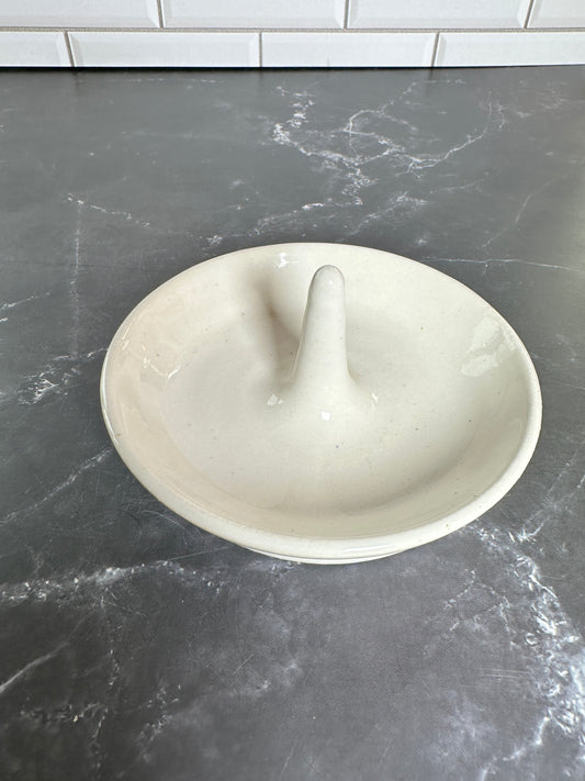 White Ring Dish