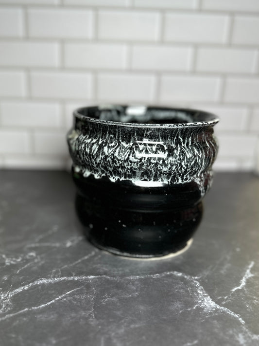 Black and White Vessel