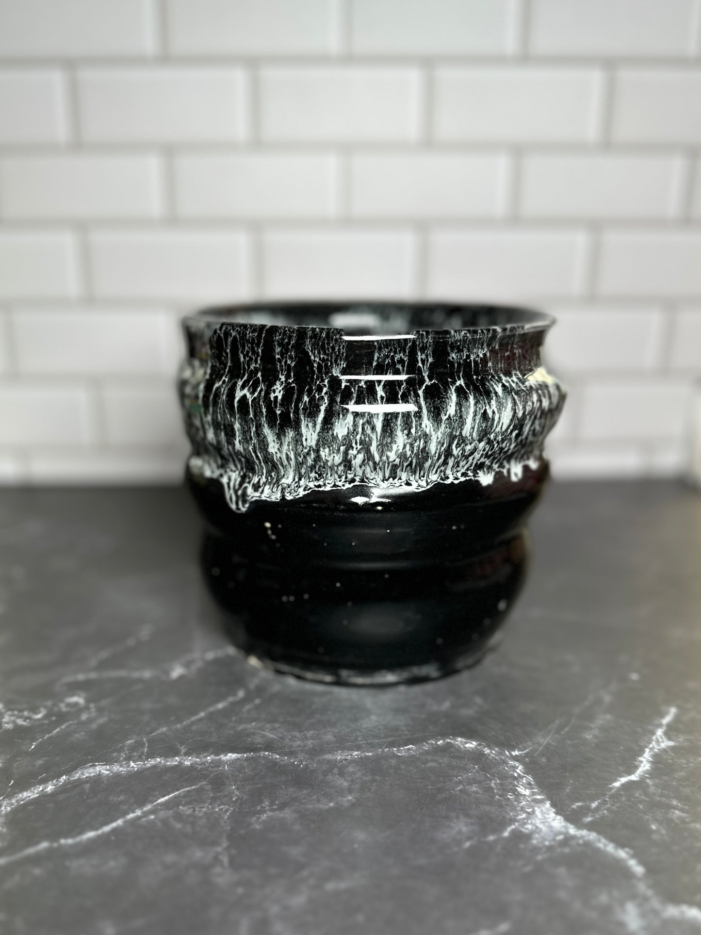 Black and White Vessel